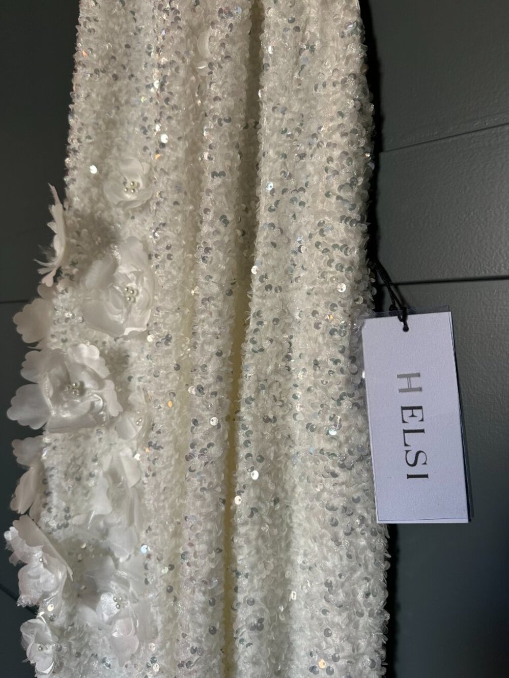 Brice Halter Sequin Column Maxi Dress - Picture 10 of 10